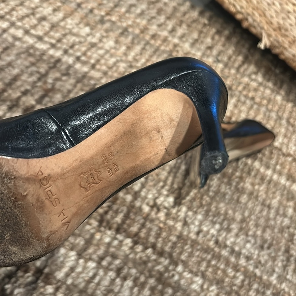 Via Spiga Black Pumps Size 37.5 - Picture 4 of 7